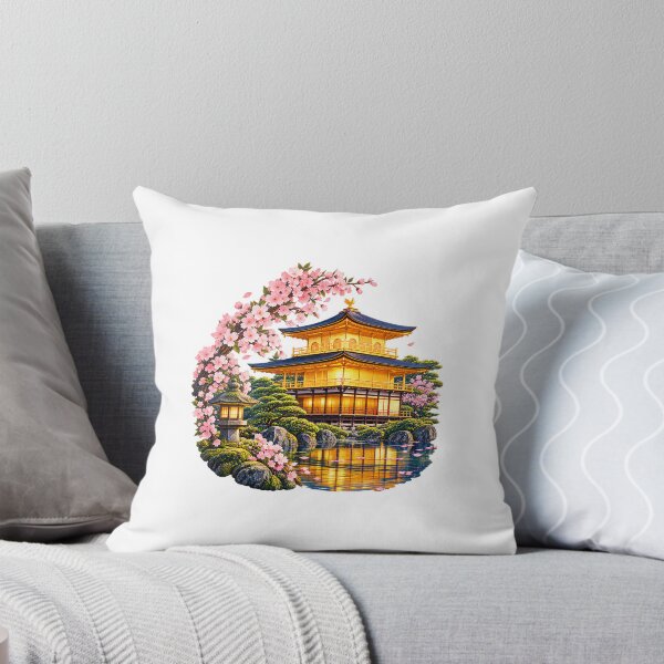 Artikelvorschau, Goldener Pavillon Kinkaku-ji – Sakura und japanische Gartenkunst entworfen und verkauft von Daihuku2525.