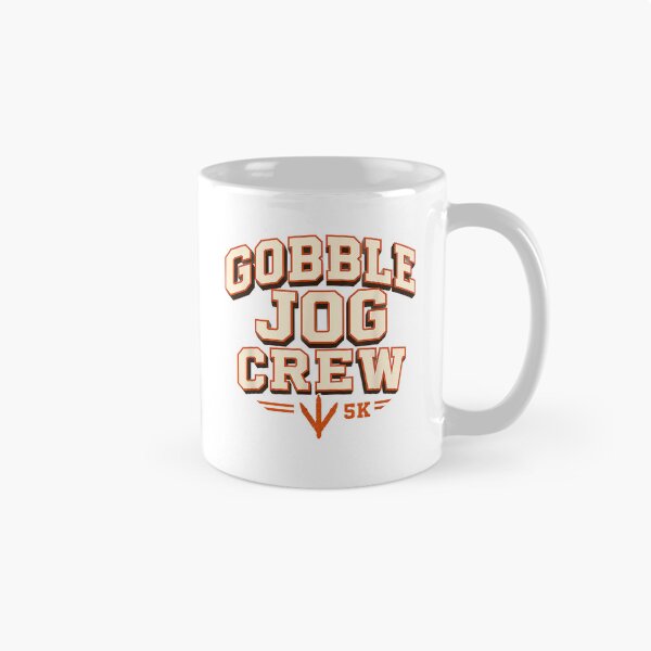Item preview, Turkey Trot 5K Gobble Jog Crew T-Shirt designed and sold by VibeCrafteria.