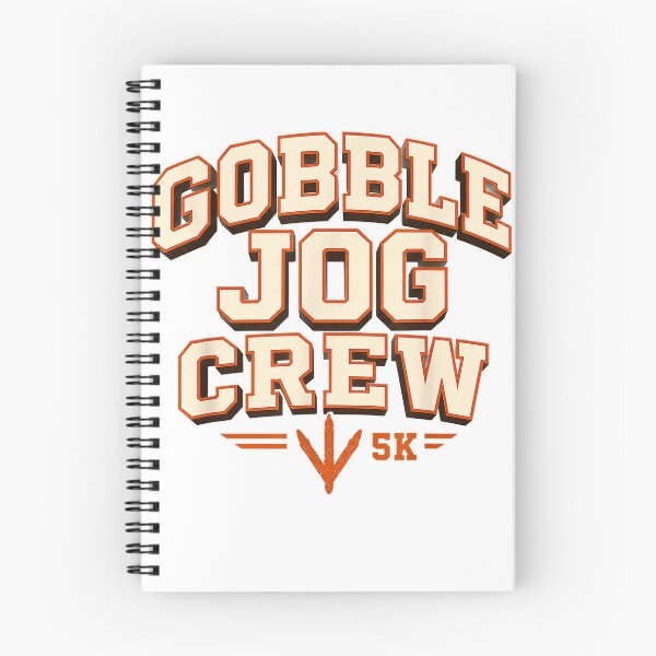 Item preview, Turkey Trot 5K Gobble Jog Crew T-Shirt designed and sold by VibeCrafteria.