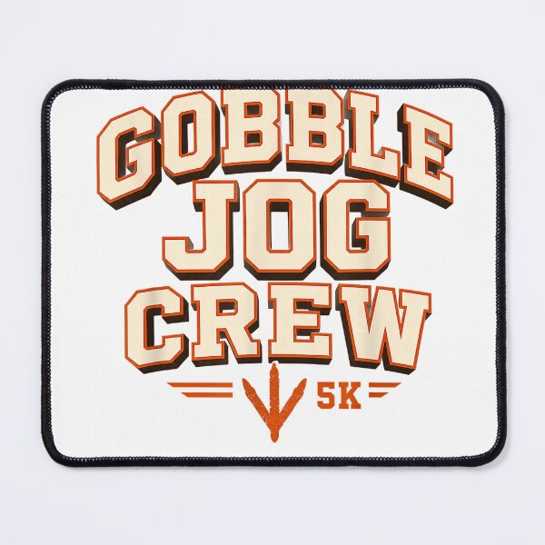 Item preview, Turkey Trot 5K Gobble Jog Crew T-Shirt designed and sold by VibeCrafteria.