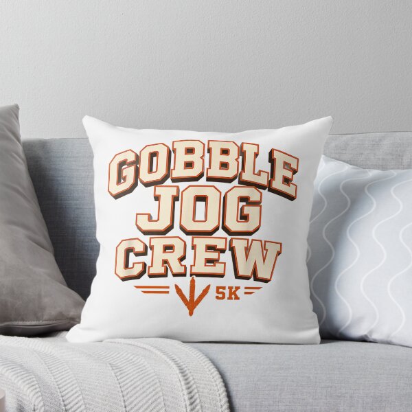 Artikelvorschau, Turkey Trot 5K Gobble Jog Crew T-Shirt entworfen und verkauft von VibeCrafteria.