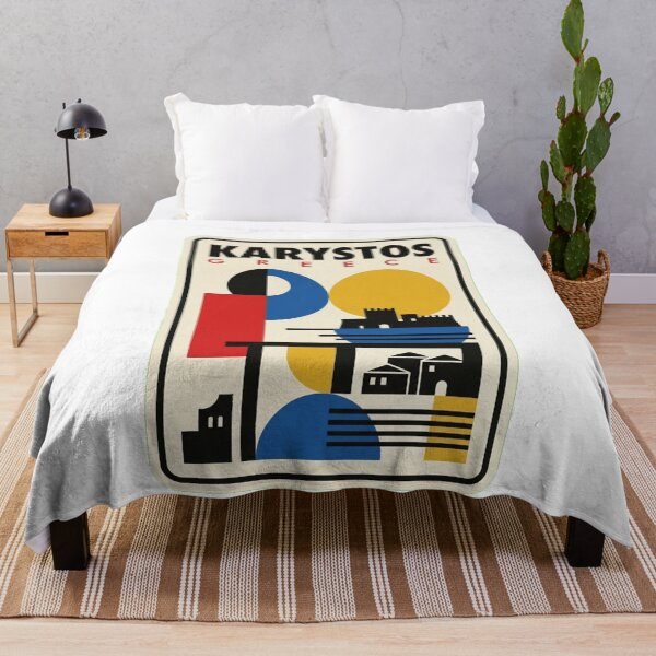 Item preview, Retro Karystos Bauhaus Geometric Skyline designed and sold by k3rstman1.
