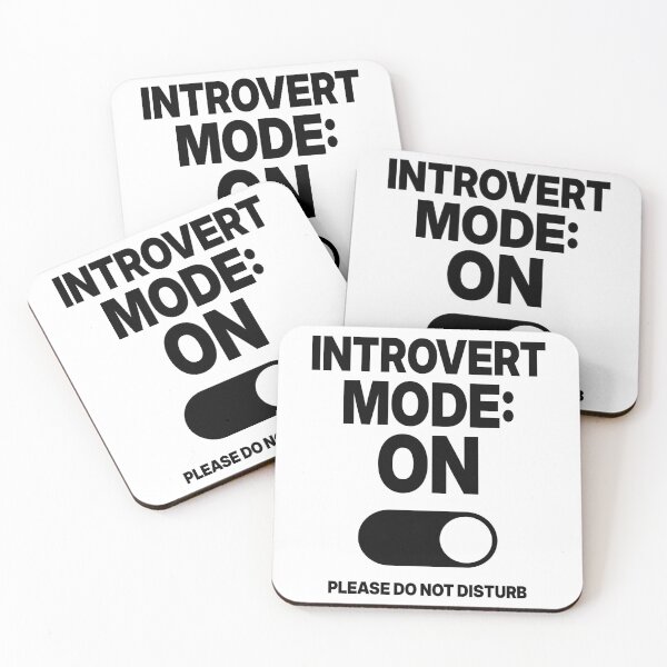 Item preview, Introvert Mode On – Funny Antisocial Introvert Gift designed and sold by sandrashop.