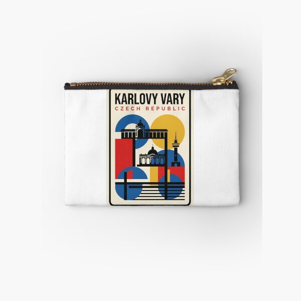 Item preview, Retro Karlovy Vary Bauhaus Geometric Skyline designed and sold by k3rstman1.