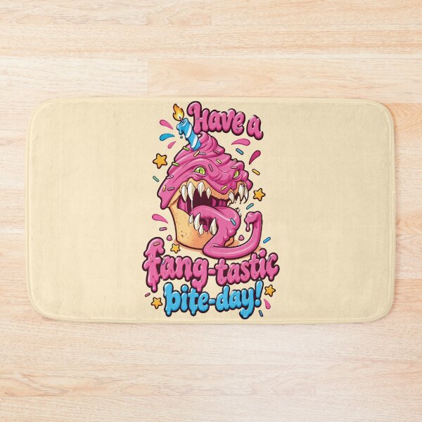 Item preview, Have a Fang-tastic Bite-Day! Monster Cupcake Birthday designed and sold by digijob.