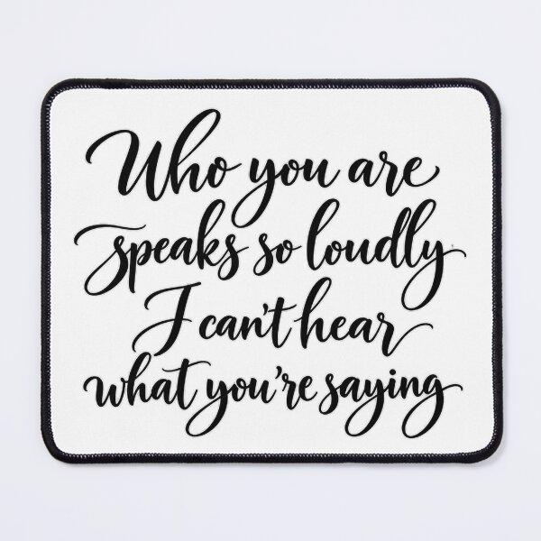 Item preview, The Noise of Character designed and sold by Quote Gallery.