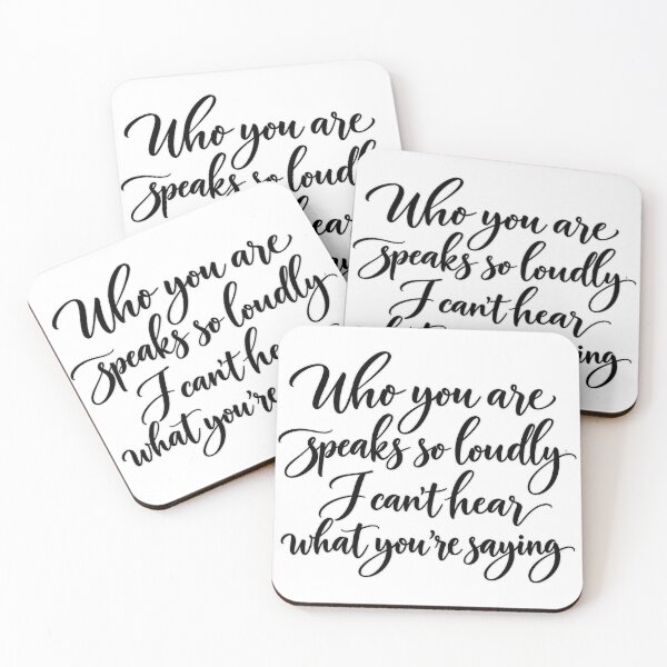 Item preview, The Noise of Character designed and sold by Quote Gallery.