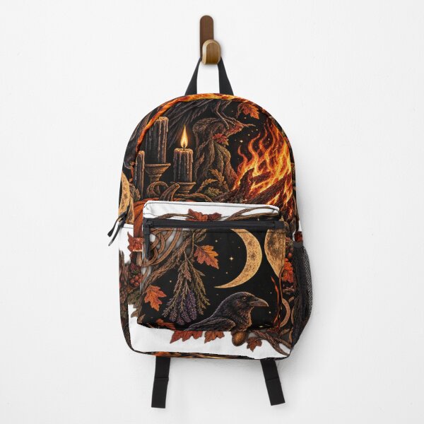 Item preview, Samhain Witchcraft Bonfire – Celtic Occult Halloween Art designed and sold by Art for your Soul.