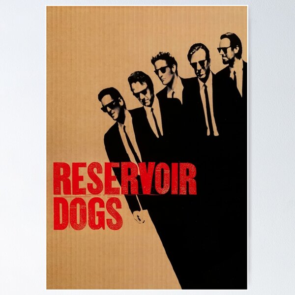 Item preview, Reservoir Dogs Movie Poster designed and sold by Lucy Goosy Art.