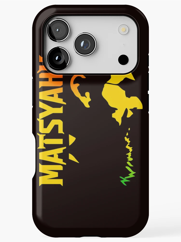 Thumbnail 1 of 4, iPhone Case, MATISYAHU Vertical Rasta Color Silhouette designed and sold by Patternisyours.