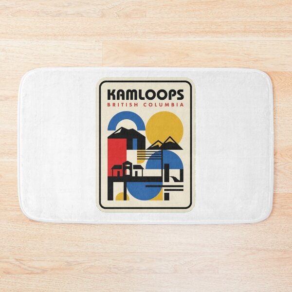 Item preview, Retro Kamloops Bauhaus Geometric Skyline designed and sold by k3rstman1.