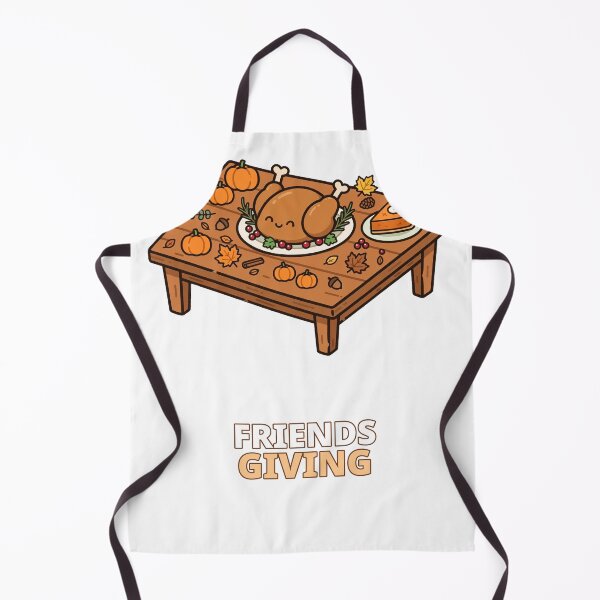 Aperçu de l'œuvre Friendsgiving Fall Feast Friends créée et vendue par ThreeFlyingAces.