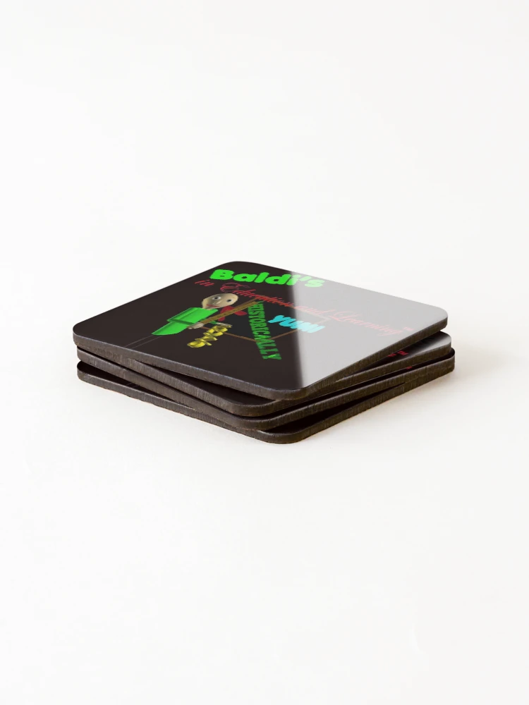 Thumbnail 4 of 5, Coasters (Set of 4), Baldi Basics Retro Math Game Logic designed and sold by Patternisyours.
