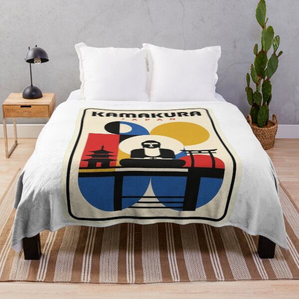 Item preview, Retro Kamakura Bauhaus Geometric Skyline designed and sold by k3rstman1.