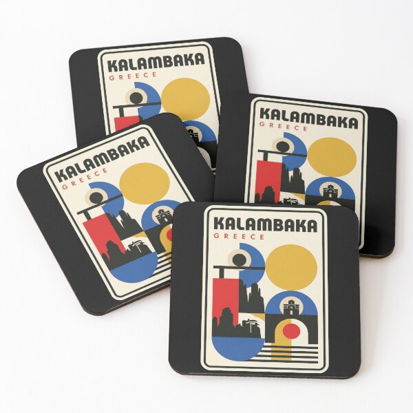 Artikelvorschau, Retro Kalambaka Bauhaus Geometrische Skyline entworfen und verkauft von k3rstman1.