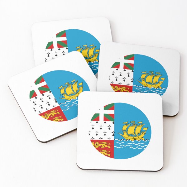 Item preview, Saint Pierre And Miquelon Circle Flag PM designed and sold by shitpostee.