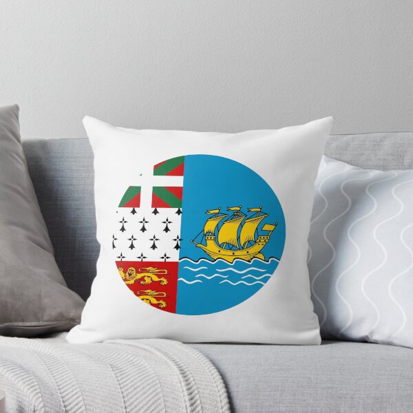 Item preview, Saint Pierre And Miquelon Circle Flag PM designed and sold by shitpostee.
