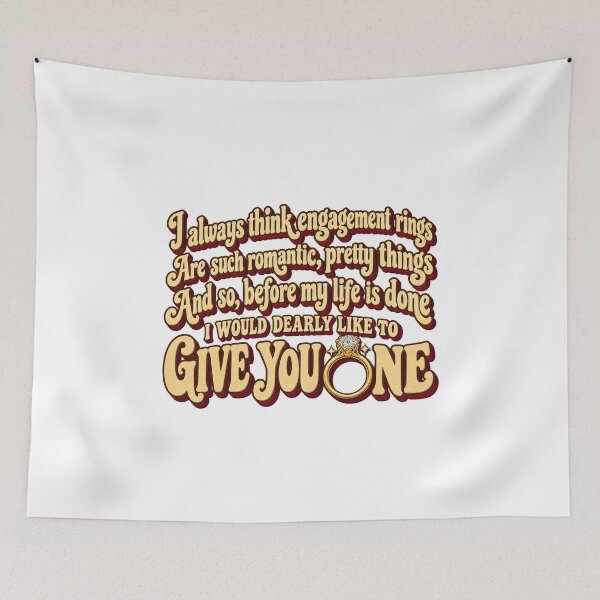 Item preview, ENGAGEMENT RING POEM v2 designed and sold by WheelieGdArt.