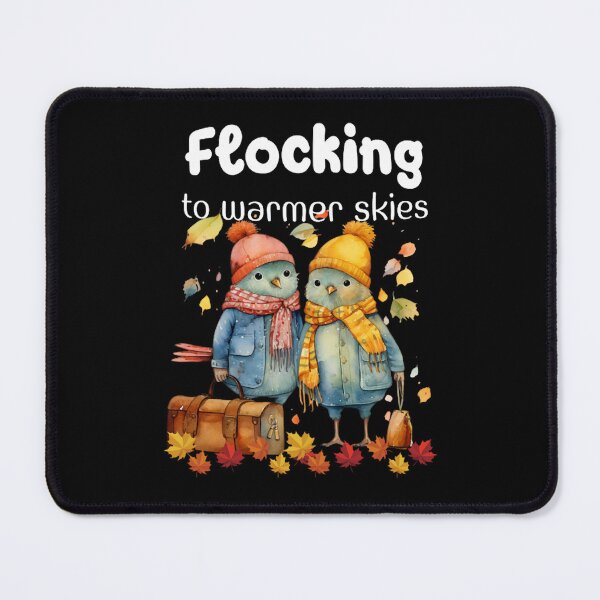 Item preview, Flocking To Warmer Skies Cute Winter Birds designed and sold by RaaMuukk1.
