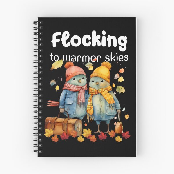 Item preview, Flocking To Warmer Skies Cute Winter Birds designed and sold by RaaMuukk1.