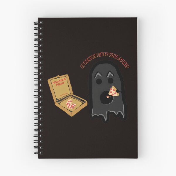 Item preview, Ghost Eating Pizza It Really Lifts Your Spirit designed and sold by CatiaStudio.