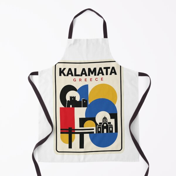Item preview, Retro Kalamata Bauhaus Geometric Skyline designed and sold by k3rstman1.
