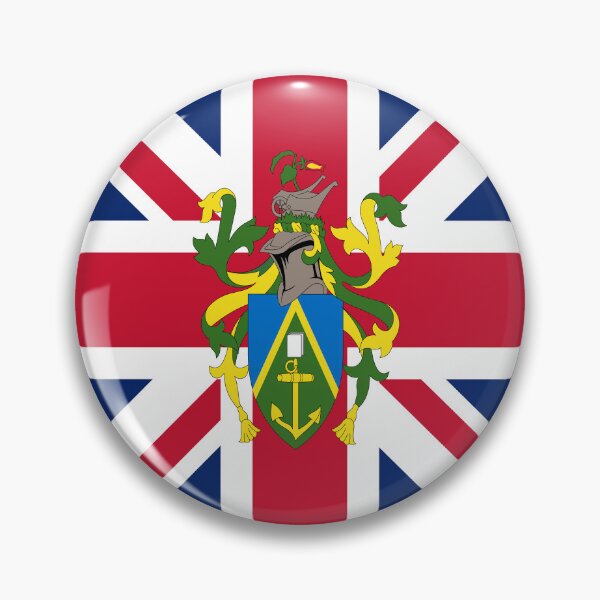 Item preview, Bandera circular de las Islas Pitcairn PN designed and sold by shitpostee.