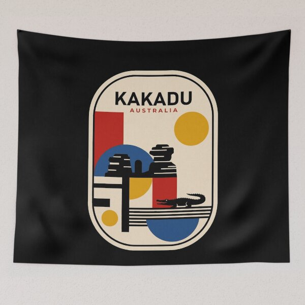 Item preview, Retro Kakadu Bauhaus Geometric Skyline designed and sold by k3rstman1.