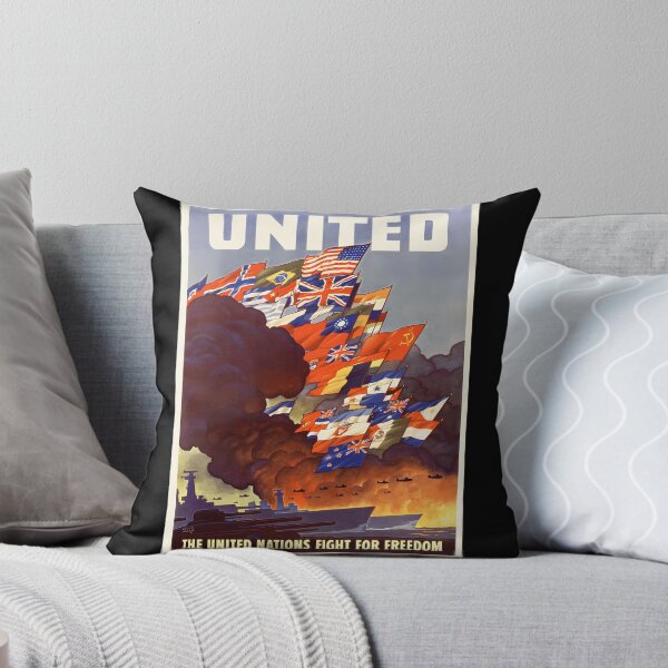 Item preview, Vintage-Patriotic-World-War-2-Us-Allies-Poster designed and sold by alsdonpa.