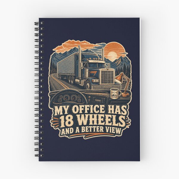 Item preview, My Office Has 18 Wheels And A Better View Shirt, Funny Truck Driver T-Shirt, Trucker Humor Tee, Trucker Gift Shirt, Vintage Semi Truck Graphic designed and sold by TshirtsLabs.