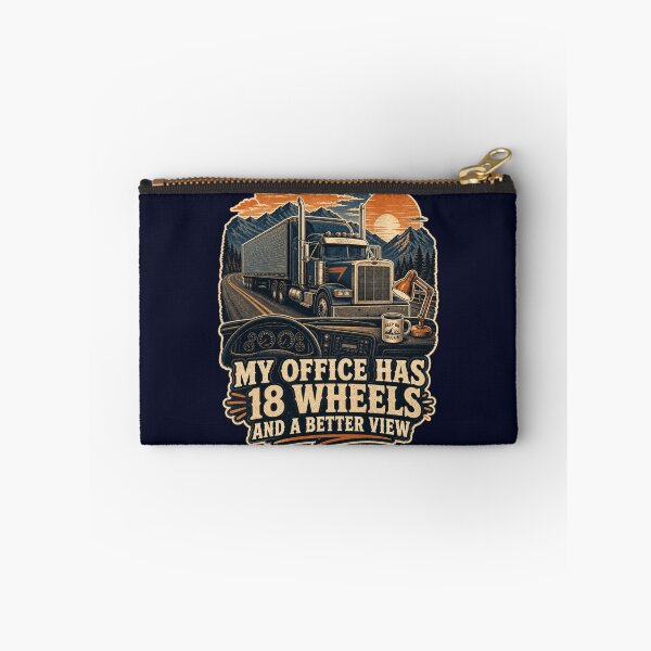 Item preview, My Office Has 18 Wheels And A Better View Shirt, Funny Truck Driver T-Shirt, Trucker Humor Tee, Trucker Gift Shirt, Vintage Semi Truck Graphic designed and sold by TshirtsLabs.