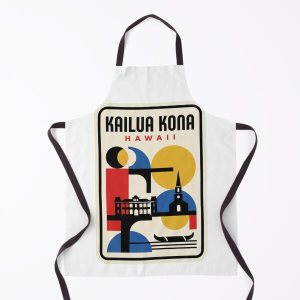 Item preview, Retro Kailua Kona Bauhaus Geometric Skyline designed and sold by k3rstman1.