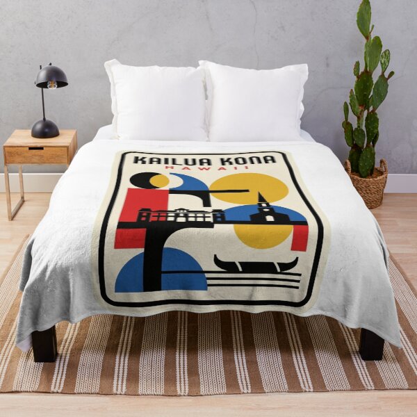 Item preview, Retro Kailua Kona Bauhaus Geometric Skyline designed and sold by k3rstman1.
