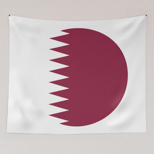 Item preview, Bandera circular de Qatar QA designed and sold by shitpostee.