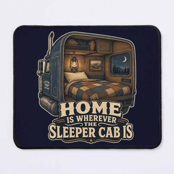 Item preview, Home Is Wherever The Sleeper Cab Is Shirt, Funny Truck Driver T-Shirt, Long Haul Trucker Tee, Trucker Gift Shirt, Vintage Sleeper Cab Graphic designed and sold by TshirtsLabs.