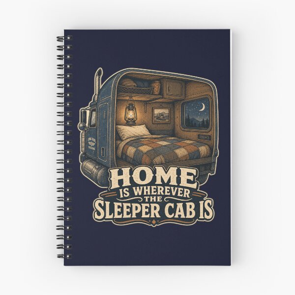 Item preview, Home Is Wherever The Sleeper Cab Is Shirt, Funny Truck Driver T-Shirt, Long Haul Trucker Tee, Trucker Gift Shirt, Vintage Sleeper Cab Graphic designed and sold by TshirtsLabs.