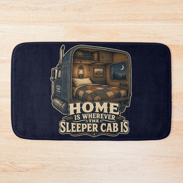 Item preview, Home Is Wherever The Sleeper Cab Is Shirt, Funny Truck Driver T-Shirt, Long Haul Trucker Tee, Trucker Gift Shirt, Vintage Sleeper Cab Graphic designed and sold by TshirtsLabs.