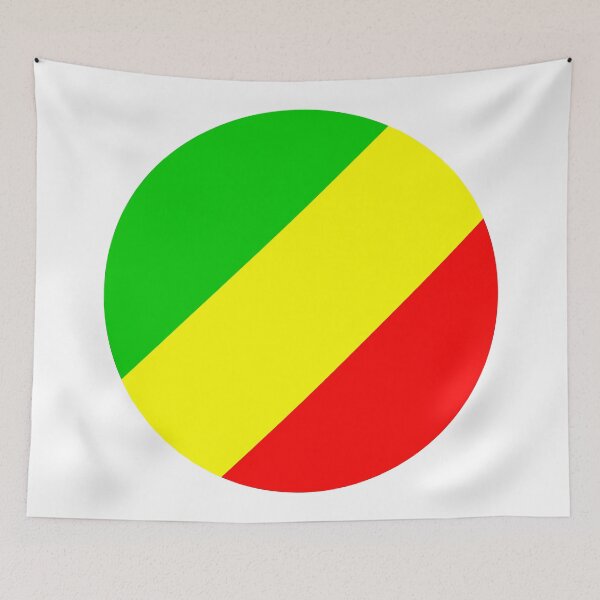 Item preview, Republic Of The Congo Circle Flag CG designed and sold by shitpostee.