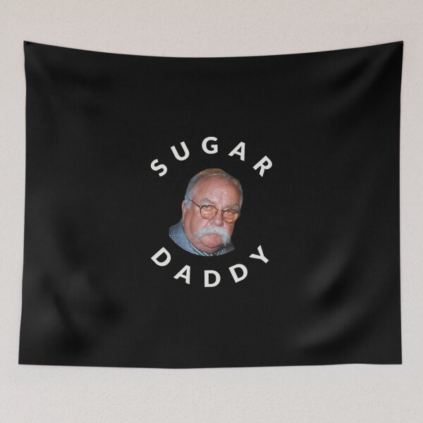 Item preview, Sugar Daddy Retro Mustache Gentleman Humor designed and sold by RaaMuukk1.