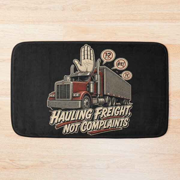 Item preview, Hauling Freight Not Complaints Shirt, Funny Truck Driver T-Shirt, Trucker Attitude Humor Tee, Trucker Gift Shirt, Vintage Semi Truck Graphic designed and sold by TshirtsLabs.