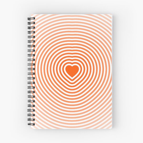 Item preview, Heart & Ripples (Orange on White) designed and sold by JMParadis.