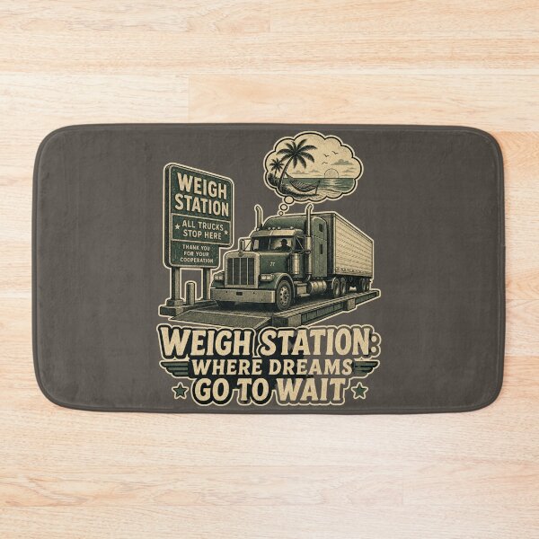 Item preview, Weigh Station Where Dreams Go To Wait Shirt, Funny Truck Driver T-Shirt, Trucker Weigh Station Humor Tee, Trucker Gift Shirt, Vintage Highway Graphic designed and sold by TshirtsLabs.