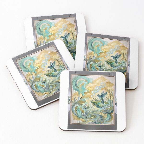 Item preview, Hummingbird Tea Ceremony designed and sold by PictoVibe.