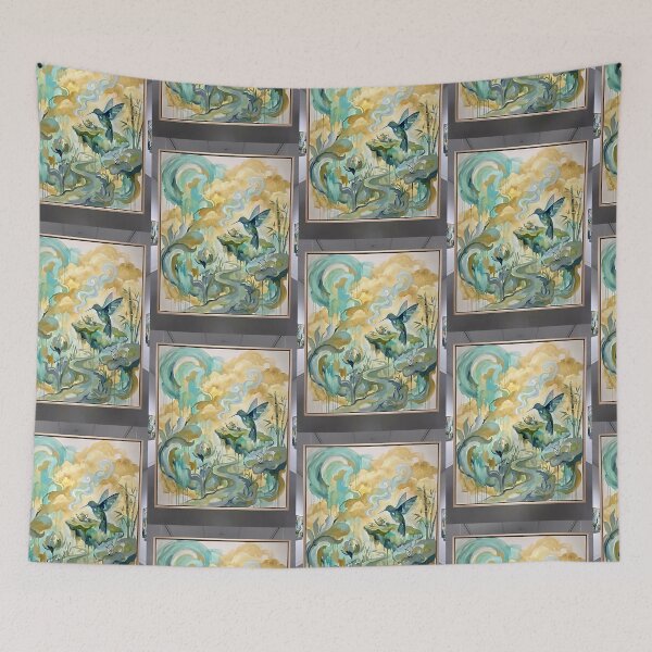 Item preview, Hummingbird Tea Ceremony designed and sold by PictoVibe.