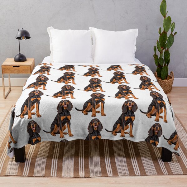 Item preview, Black and Tan Coonhound Dog designed and sold by BackgroundND.