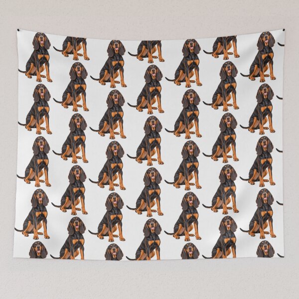Item preview, Black and Tan Coonhound Dog designed and sold by BackgroundND.