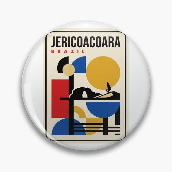 Item preview, Retro Jericoacoara Bauhaus Geometric Skyline designed and sold by k3rstman1.