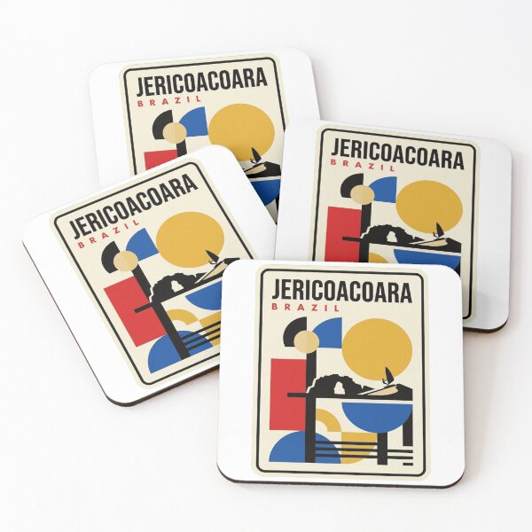 Item preview, Retro Jericoacoara Bauhaus Geometric Skyline designed and sold by k3rstman1.