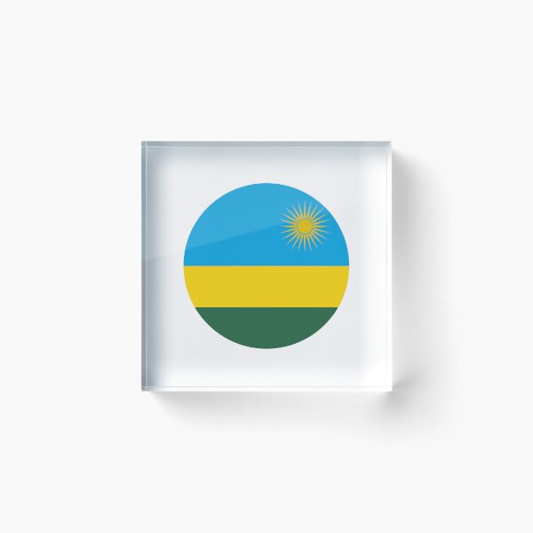 Item preview, Rwanda Circle Flag RW designed and sold by shitpostee.