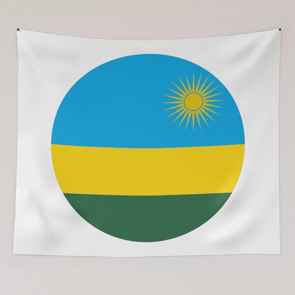 Item preview, Rwanda Circle Flag RW designed and sold by shitpostee.
